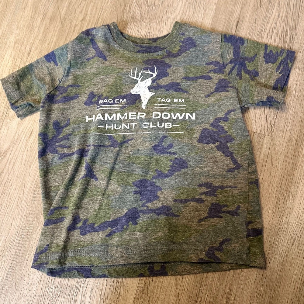 Source Unknown Camo Tee - Green and Blue